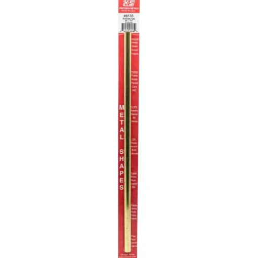 K&S 3/8 in. D X 12 in. L Round Brass Tube 1 pk