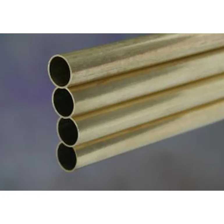 K&S 5/16 in. D X 12 in. L Round Brass Tube 1 pk