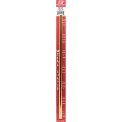 K&S 11/32 in. D X 12 in. L Round Brass Tube 1 pk