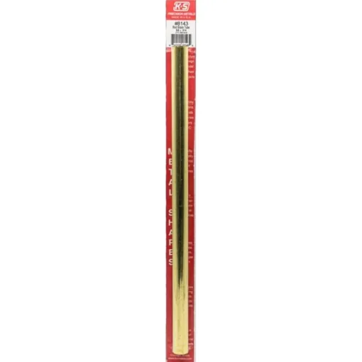 K&S 5/8 in. D X 12 in. L Round Brass Tube 1 pk