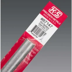 K&S 1/2 in. D X 12 in. L Stainless Steel Unthreaded Rod