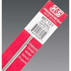 K&S 1/16 in. D X 12 in. L Stainless Steel Unthreaded Rod