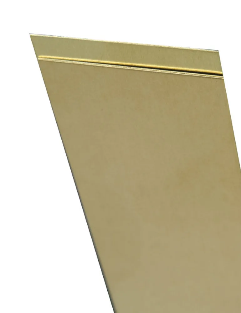 K&S 0.093 in. x 1/4 in. W x 36 in. L Brass Metal Strip (Pack of 4)