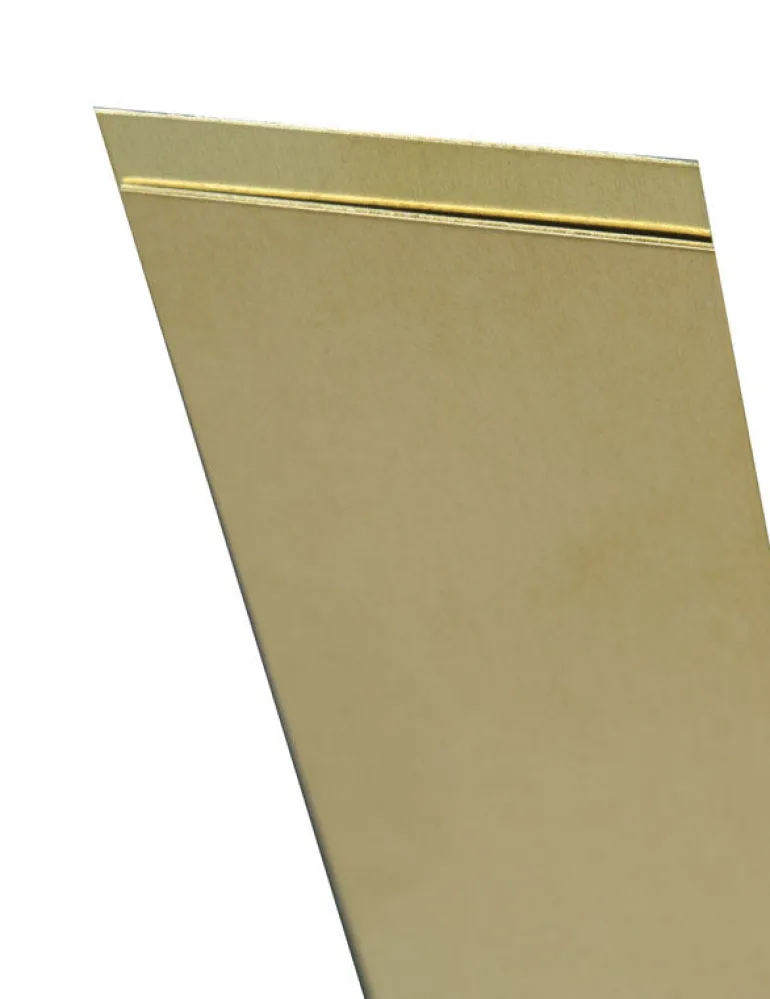 K&S 0.064 in. x 1/2 in. W x 36 in. L Brass Metal Strip (Pack of 3)