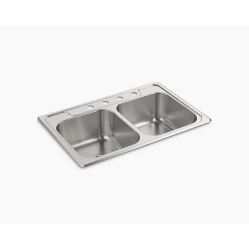 KTCHEN SNK DBL 33X22X8"