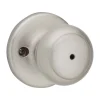Kwikset Cove Satin Nickel Privacy Knob Right or Left Handed