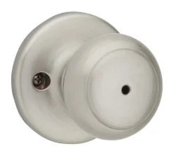 Kwikset Cove Satin Nickel Privacy Knob Right or Left Handed