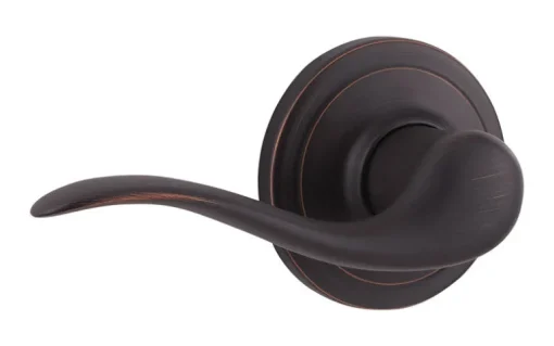 Kwikset Tustin Venetian Bronze Dummy Lever Left Handed