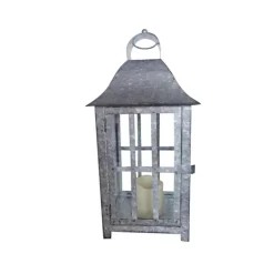 LANTERN SOLAR METAL 20"