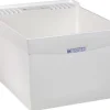 Laundry Tub, Wall-Mount, White, 20 x 24-In.