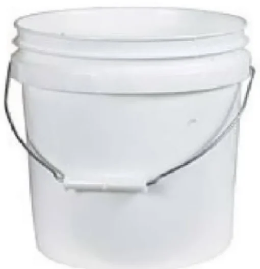 Leaktite White 1 gal. Plastic Bucket (Pack of 24)