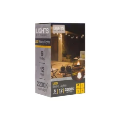 LED BISTRO LIGHT SET 6CT