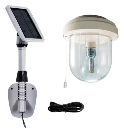 LED SHED LIGHT SOLAR WHT