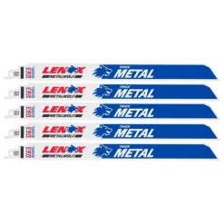 Lenox METALWOLF 12 in. Bi-Metal WAVE EDGE Reciprocating Saw Blade 10 TPI 5 pk