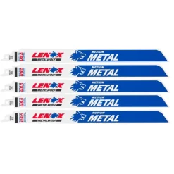 Lenox METALWOLF 12 in. Bi-Metal WAVE EDGE Reciprocating Saw Blade 18 TPI 5 pk