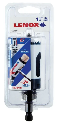 Lenox Speed Slot 1-1/4 in. Bi-Metal 1.5 in. L Hole Saw
