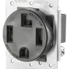 Leviton 30 amps 125/250 V Duplex Black Outlet 14-30R 1 pk