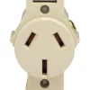 Leviton 20 amps 125 V Ivory Outlet 10-20R 1 pk