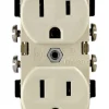 Leviton 15 amps 125 V Ivory Outlet 5-15R 1 pk