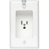Leviton 15 amps 125 V Single White Outlet 5-15R 1 pk