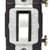 Leviton 15 amps Single Pole or 3-way Rocker Duplex Combination Switch White 1 pk