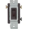 Leviton 15 amps Toggle Switch Brown 1 pk