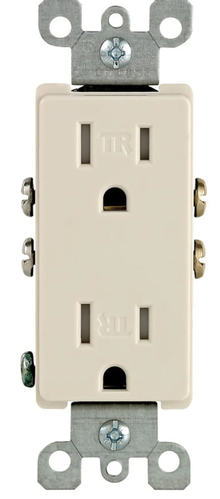Leviton Decora 15 amps 125 V Duplex Light Almond Outlet 5-15R 10 pk