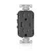 Leviton Decora 15 amps 125 V Type A/C Duplex Black Outlet and USB Charger 5-15R 1 pk