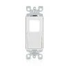 Leviton Decora 15 amps Three Pole Rocker 3-Way Illuminated Switch White 1 pk