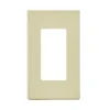 Leviton Decora Plus Ivory 1 gang Polycarbonate Decorator Screwless Wall Plate 1 pk