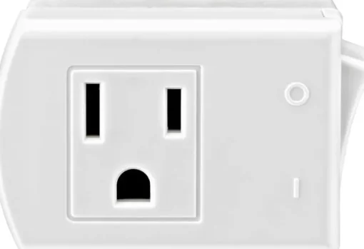Leviton Grounded 1 outlets Switch Tap Adapter 1 pk