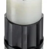 Leviton Industrial Nylon Grounding Locking Connector L6-20R 16-10 AWG 2 Pole 3 Wire