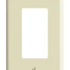 Leviton Ivory 1 gang Thermoset Plastic Decorator Wall Plate 1 pk