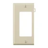 Leviton Light Almond 1 gang Thermoplastic Nylon Decorator Sectional End Wall Plate 1 pk