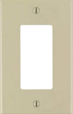 Leviton Midway Ivory 1 gang Nylon GFCI/Rocker Wall Plate 1 pk (Pack of 20)