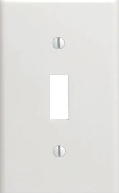 Leviton Midway White 1 gang Nylon Toggle Wall Plate 1 pk (Pack of 20)