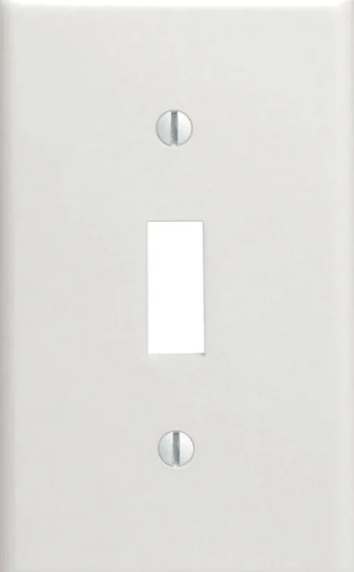 Leviton Midway White 1 gang Nylon Toggle Wall Plate 1 pk (Pack of 20)