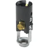 Leviton Phenolic Black Incandescent Candelabra Base Keyless 1-Circuit Lamp Holder