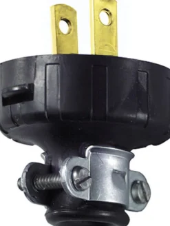 Leviton Residential Vinyl Straight Blade Plug 1-15P 18-14 AWG 2 Pole 2 Wire