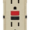 Leviton SmartlockPro 15 amps 125 V Duplex Ivory GFCI Outlet 5-15R 1 pk