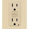 Leviton SmartlockPro 15 amps 125 V Duplex Ivory GFCI Outlet 5-15R 1 pk