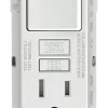 Leviton SmartlockPro 15 amps 125 V White GFCI Outlet 5-15R 1 pk