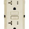 Leviton SmartlockPro 20 amps 125 V Duplex Light Almond GFCI Outlet 5-20R 1 pk