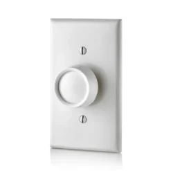 Leviton Trimatron Light Almond & White 600 W Rotary Dimmer Knob 1 pk
