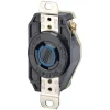 Leviton V-0-MAX 20 amps 250 V Single Black Locking Receptacle L6-20R 1 pk