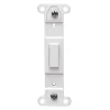 Leviton White 1 gang Plastic Blank Wall Plate 1 pk
