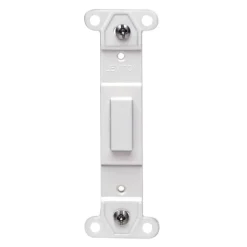Leviton White 1 gang Plastic Blank Wall Plate 1 pk