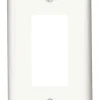 Leviton White 1 gang Thermoset Plastic Decorator Wall Plate 1 pk
