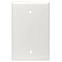Leviton White 1 gang Thermoset Plastic Blank Wall Plate 1 pk