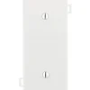 Leviton White 1 gang Thermoplastic Nylon Blank Wall Plate 1 pk